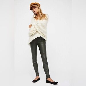 Free People Vegan Leather Leggings